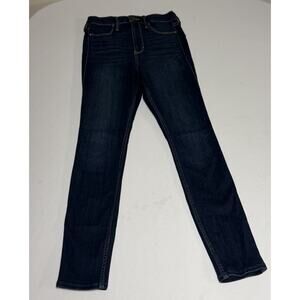 Hollister Ultra High Rise Jegging Dark Wash Blue Skinny Stretch Womens Size 3R